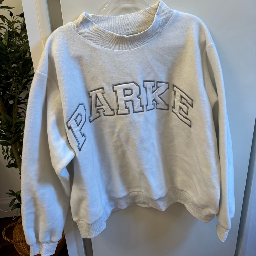 PARKE Women's White Sweatshirt. brand new unworn as I have 2